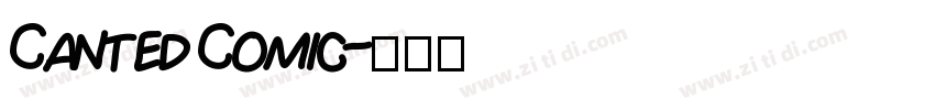 Canted Comic字体转换